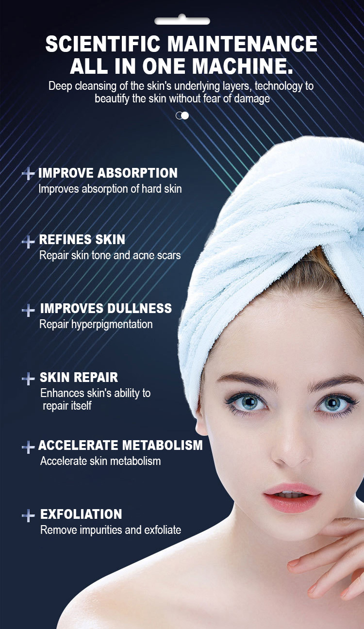 Aqua Facial Hydra Tips Beauty Device Face Wash Mini Face Lift Machine Skin Care Blackhead Removal Face Lift Hydra Dermabrasion SPA Treatment System Skin Rejuven