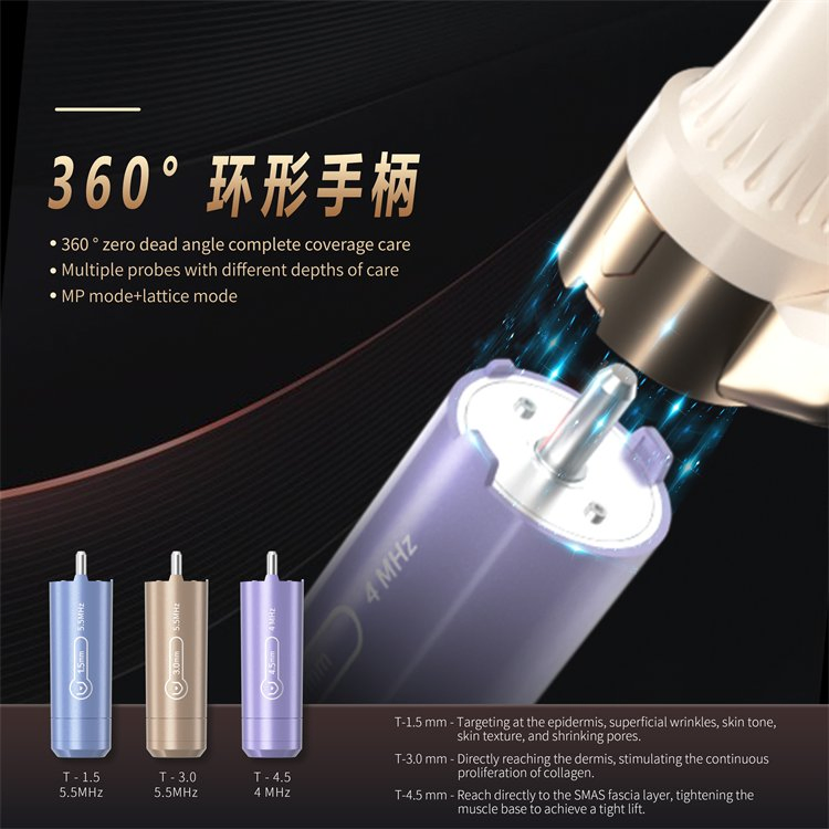 Portable 12D Hifu Machine Skin Tightening Wrinkle Removal Hifu High Intensity Focused Ultrasound