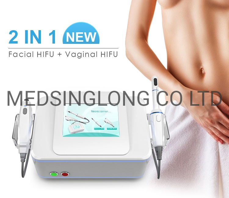 New Arrival 2 in 1 High-Intensity Focused Ultrasound Hifu Face &amp; Vaginal Mslhf28 for Anti-Aging and Wrinkle Removal