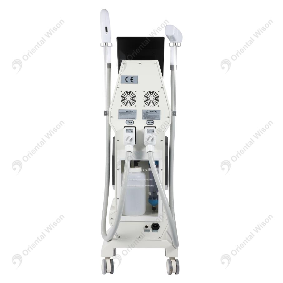 2 in 1 ND YAG Laser Picosecond Laser Plus IPL Hair Removal Skin Rejuvenation Laser IPL ND YAG Laser 2 in 1 Hair Removal Tattoo Removal Skin Peeling IPL ND YAG