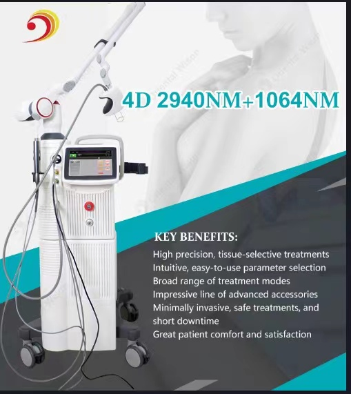 Erbium 2940nm Fractional Laser Vaginal Rejuvenation ND YAG Laser 10600nm Fractional Laser Machine ISO CE Salon Equipment