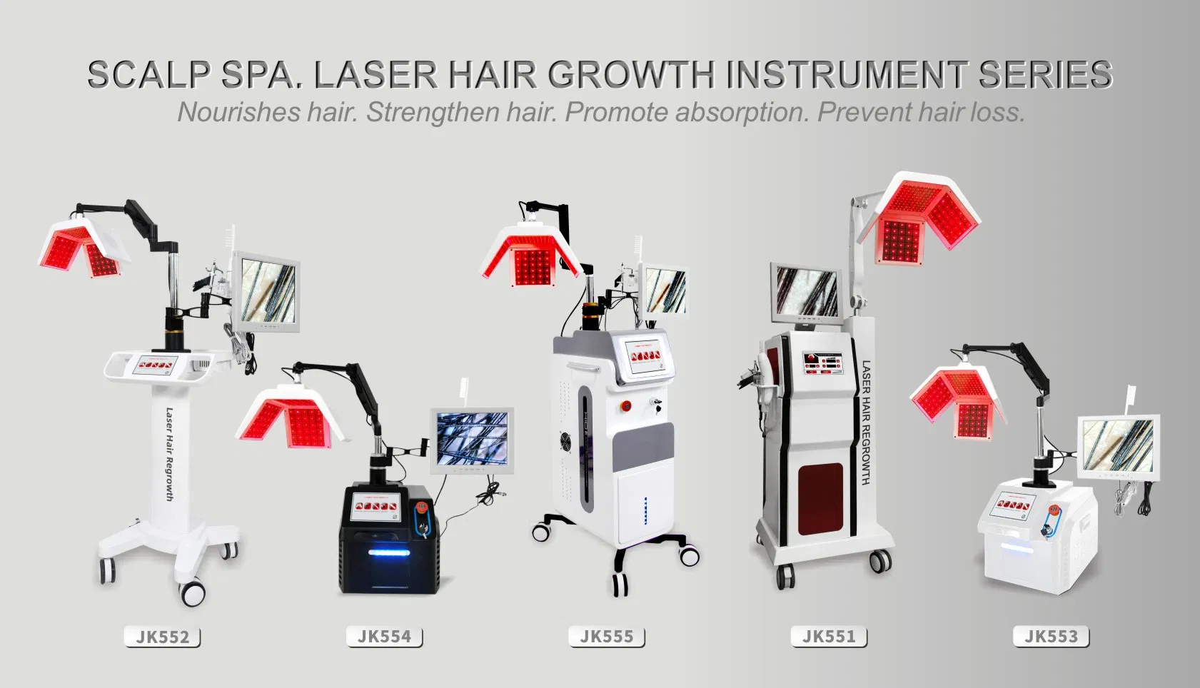 Hair Loss Treatments for Hair Growth, Men and Women Laser Hair Growth Machine Hair Follicle Detection