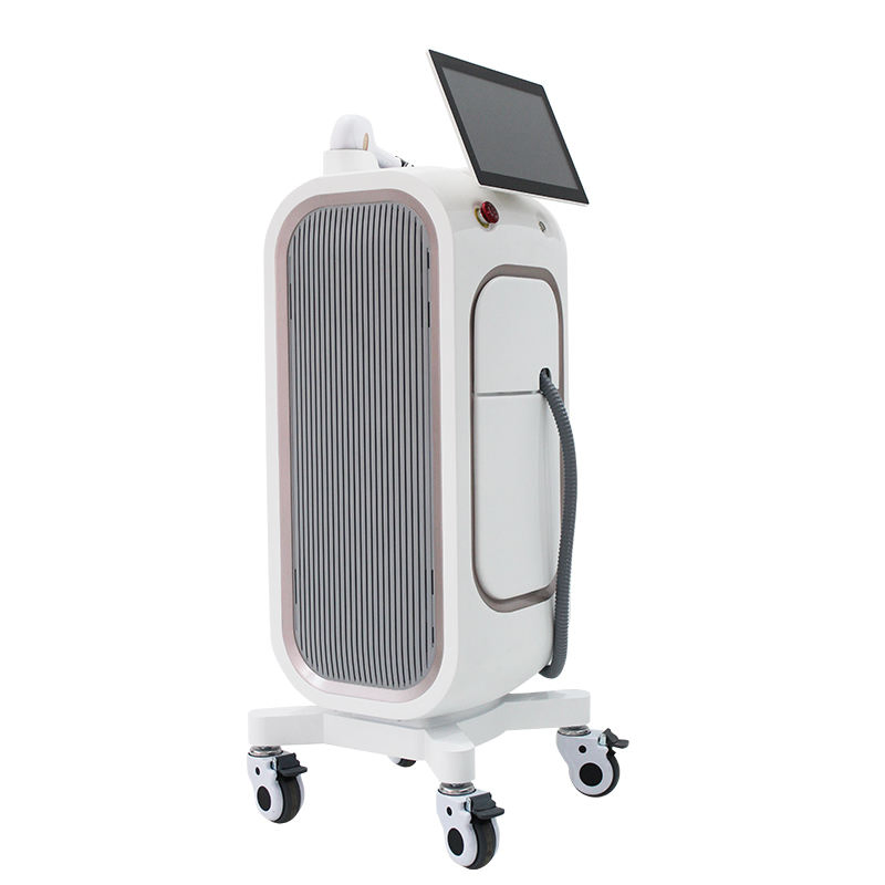 Fast and Safe Diode Laser, Multi-Wavelength, All Hair Types, Dark Skin Compatible, Acne and Vascular Lesion Therapy