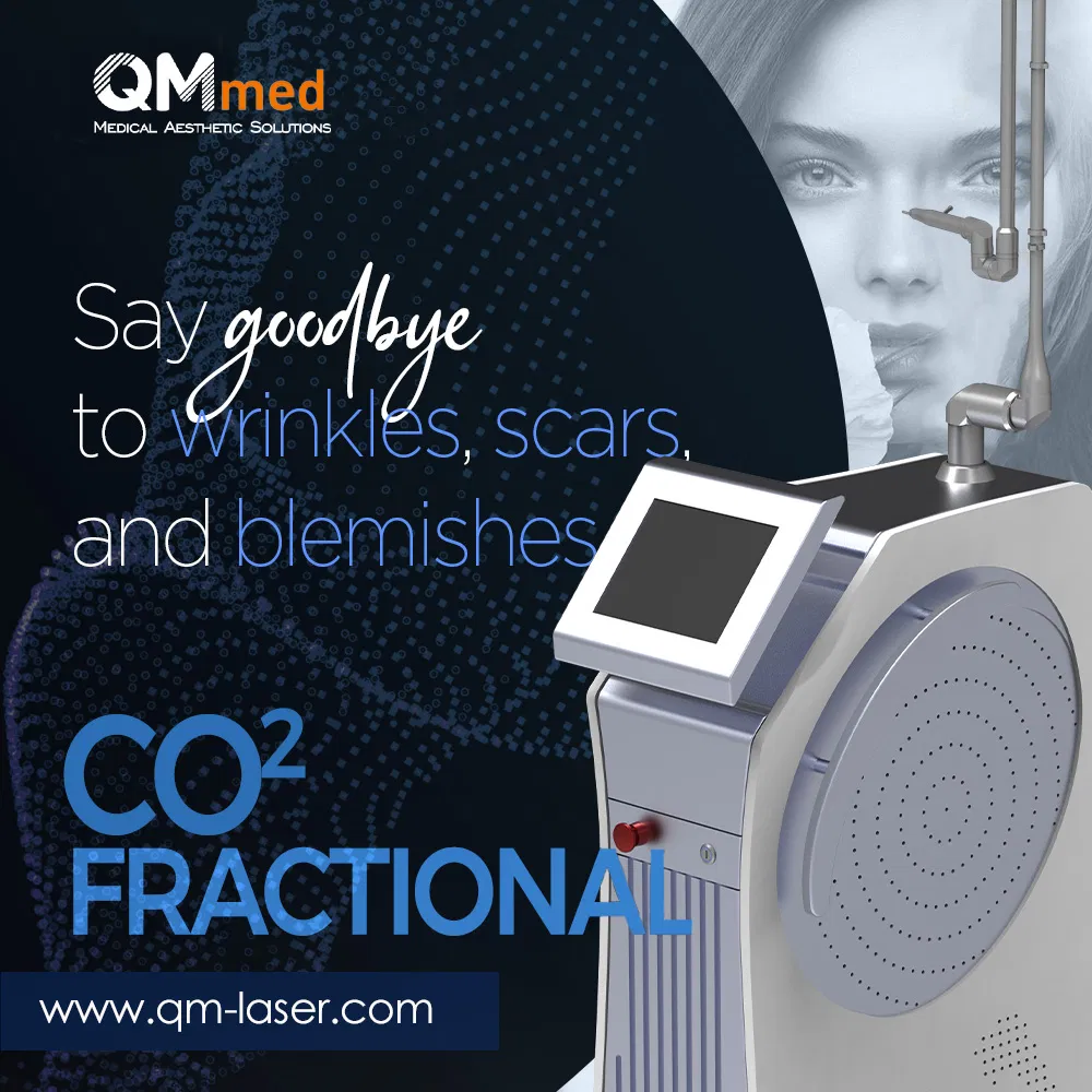 Top Selling CO2 Fractional Laser 10600nm Skin Rejuvenation Wrinkle Removal Skin Tightening Machine Vaginal Tightening Technology