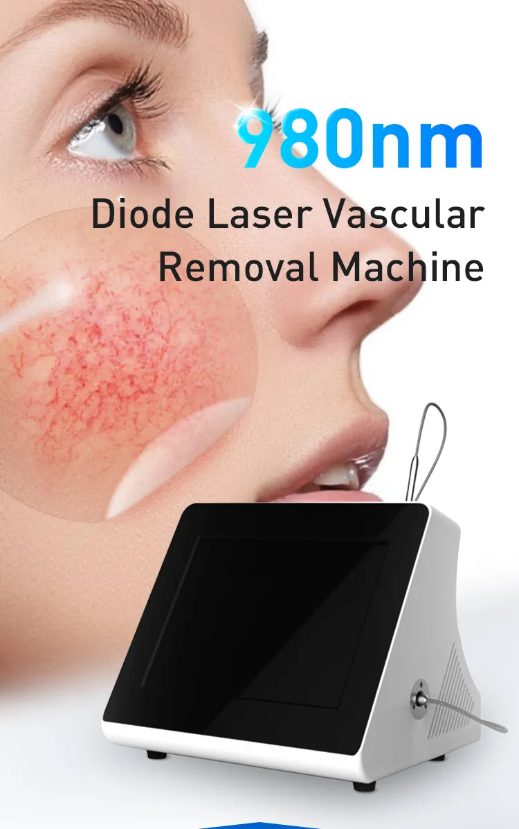 Professional 980nm Fiber Laser Vascular Lesion Therapy
