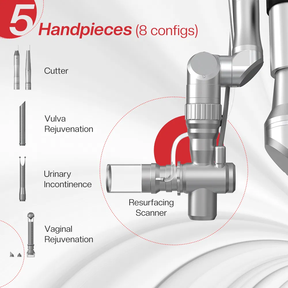 Fractional CO2 Laser 10600nm Acne Treatment Scar Removal Skin Rejuvenation CO2 Fractional Laser Machine Multifunction