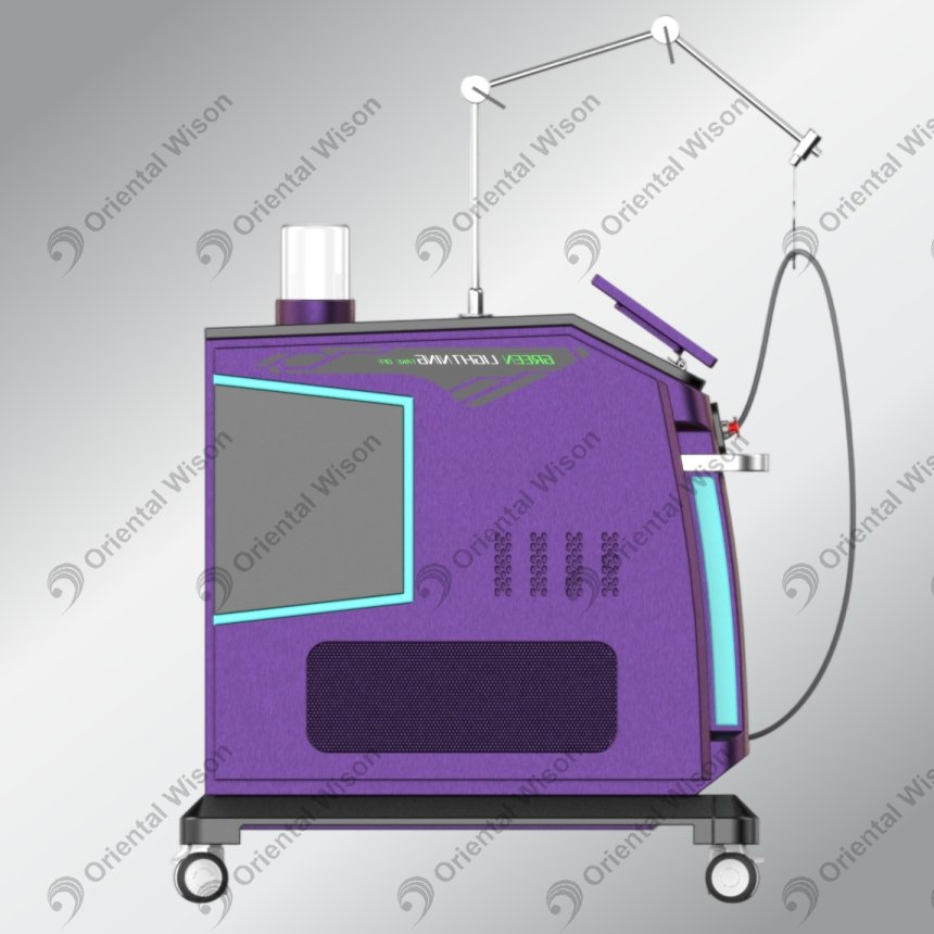 Double Wavelength Alexandrite ND YAG for Pain Free Permanent Hair Removal Vascular Lesions with CE Certificate