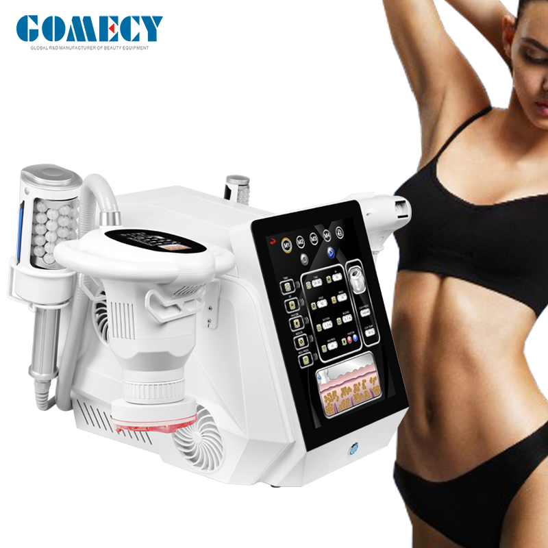 4 in 1 Body Contouring Face Lifting Cellulite Reduction Body Slimming Therapy Inner Ball Roller Machine Rotary Negative Pressure RF Machine