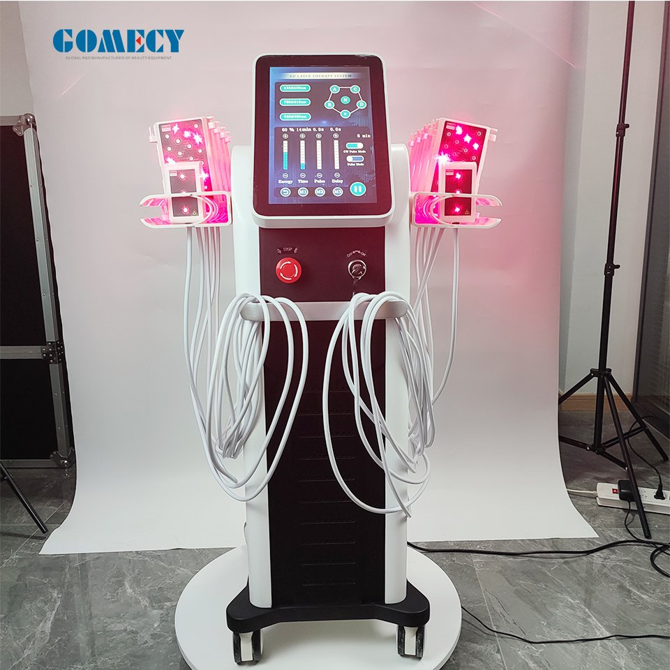 Lipo Laser Machine 635nm 650mn 6D Lipolaser Non-Invasive Body Contouring 6D Lipo Laser Slimming Machine