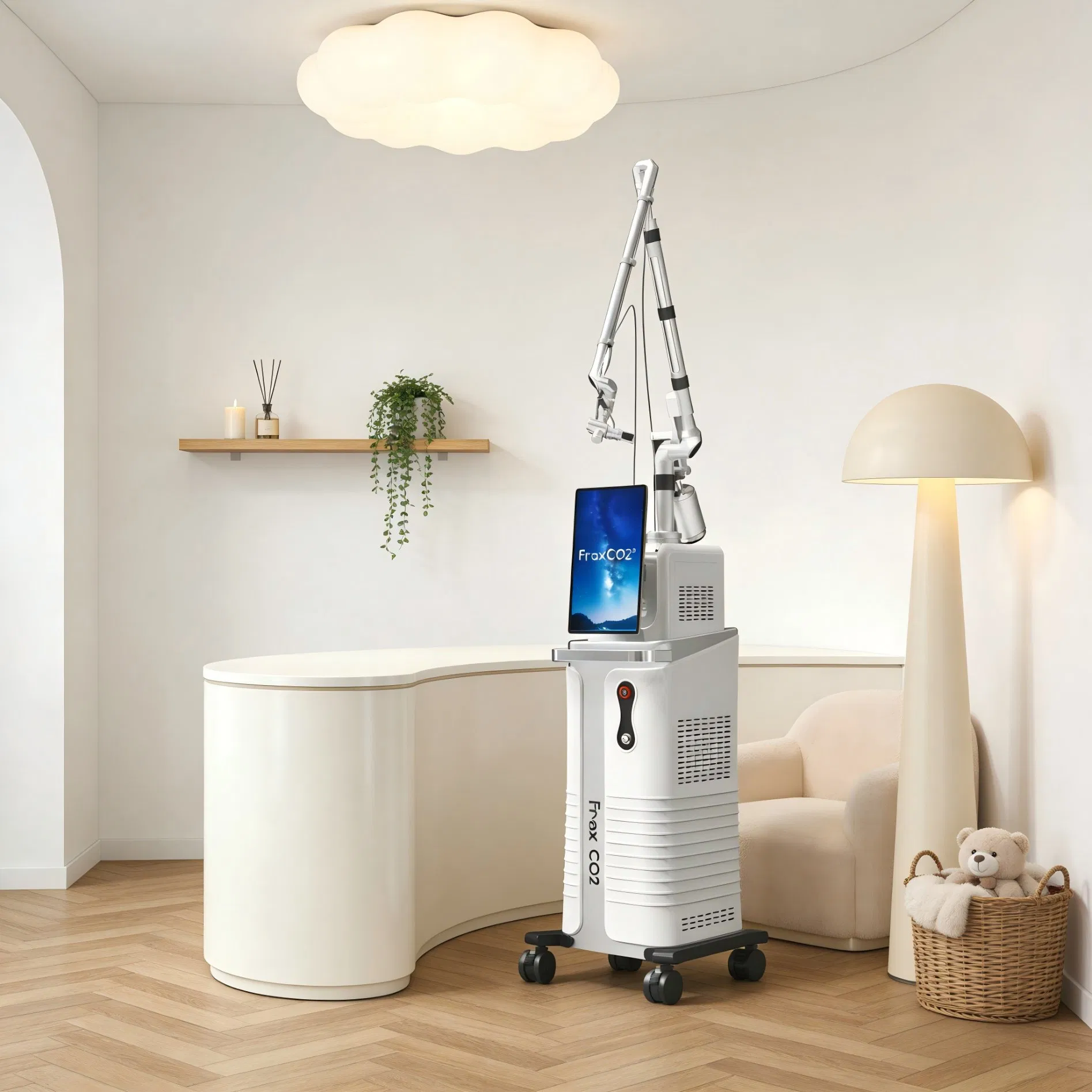 Fractional CO2 Laser 10600nm Acne Treatment Scar Removal Skin Rejuvenation CO2 Fractional Laser Machine Multifunction