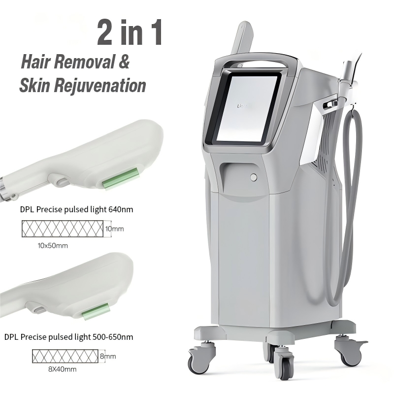2025 Vertical Commercial Opt E Light IPL Laser Hair Removal Dynamic Pulse Light Skin Rejuvenation Machine for Salon Use