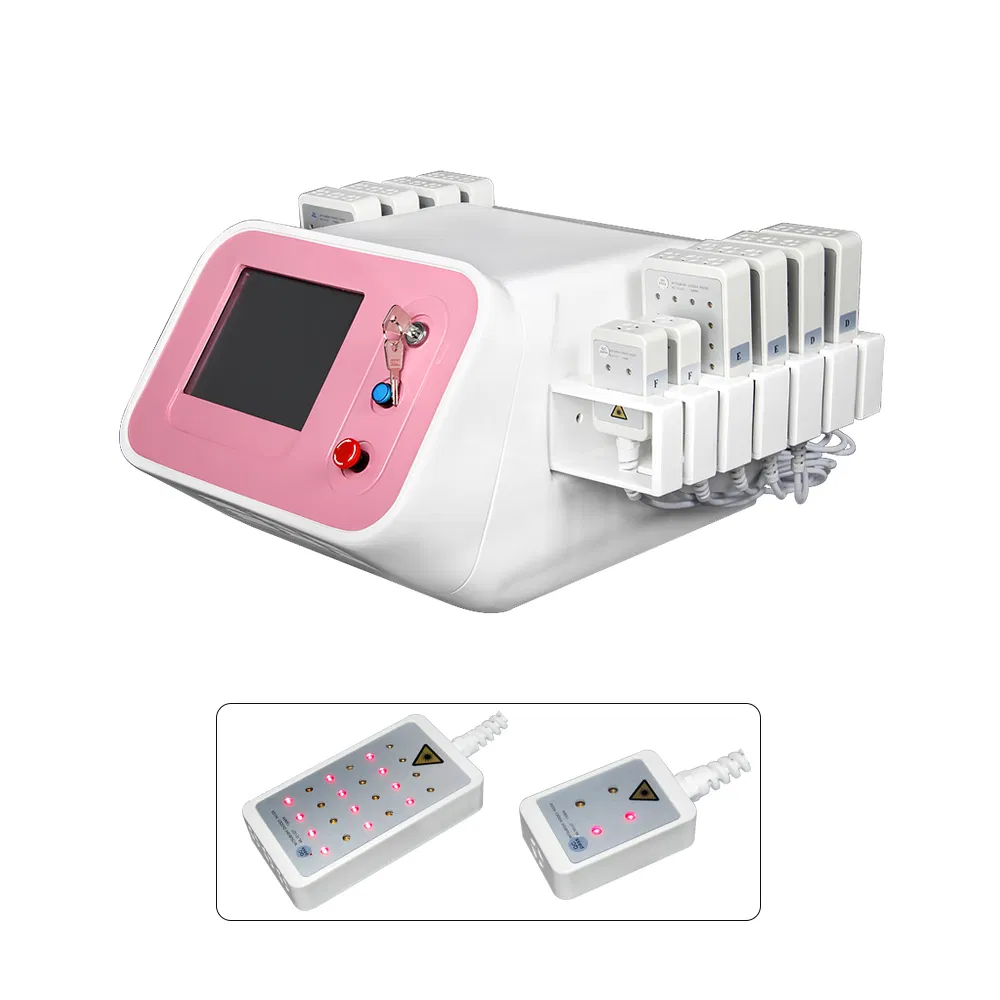 Portable Laser Therapy Fat Reduction Machine Weight Loss Cellulite Removal Lipo Laser 660nm 980nm Wavelength Br319