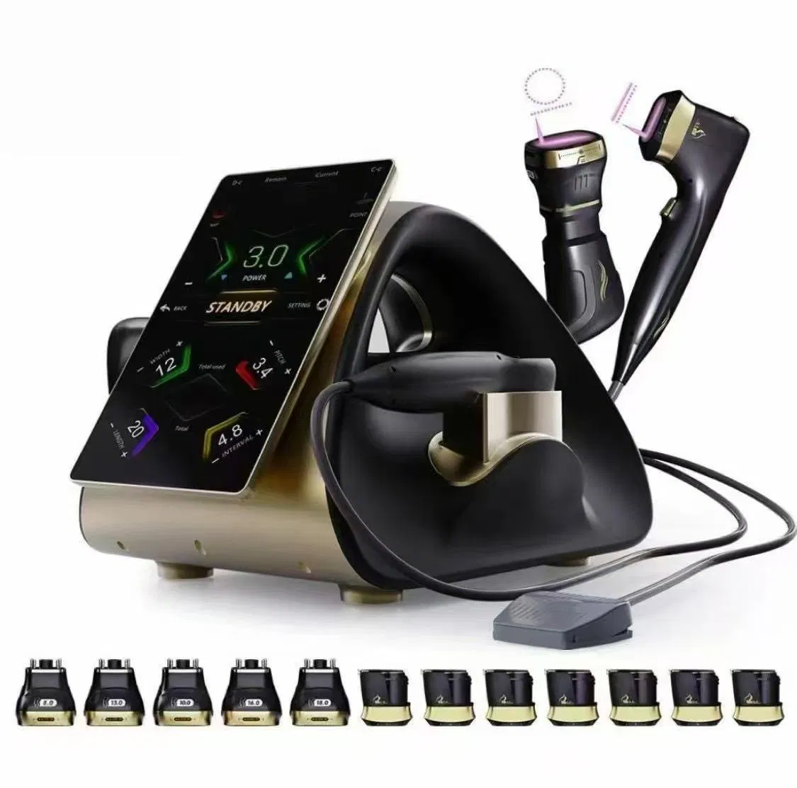 New High Intensity 22D Hifu RF EMS Beauty Focused Smas Ultrasound Beauty Skin Firming Anti Wrinkle Face Lift Machine