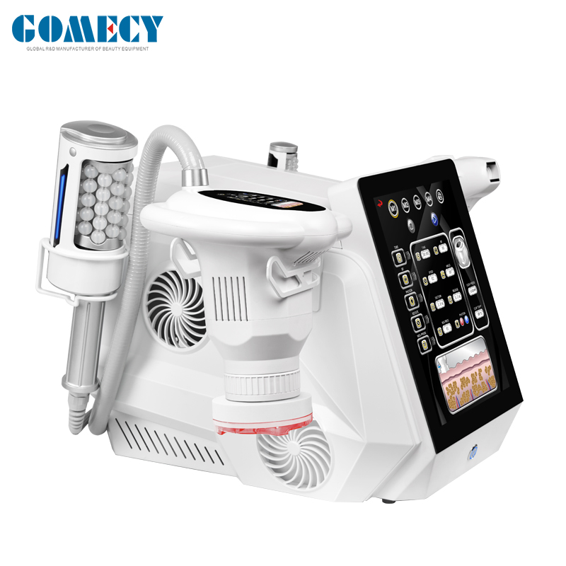 4 in 1 Body Contouring Face Lifting Cellulite Reduction Body Slimming Therapy Inner Ball Roller Machine Rotary Negative Pressure RF Machine