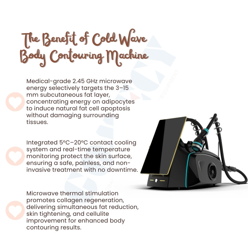 Cold Wave Non Invasive Body Contouring Equipment for Professional Beauty Use