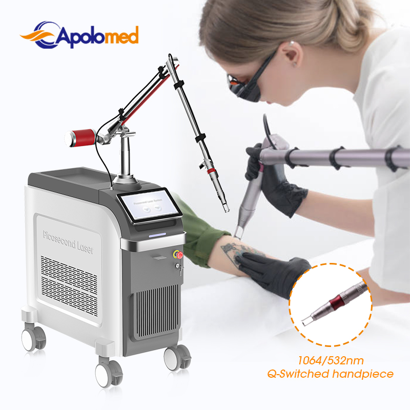 Apolo ND YAG Real Picosecond Laser Tattoo Removal Machine Skin Rejuvenation