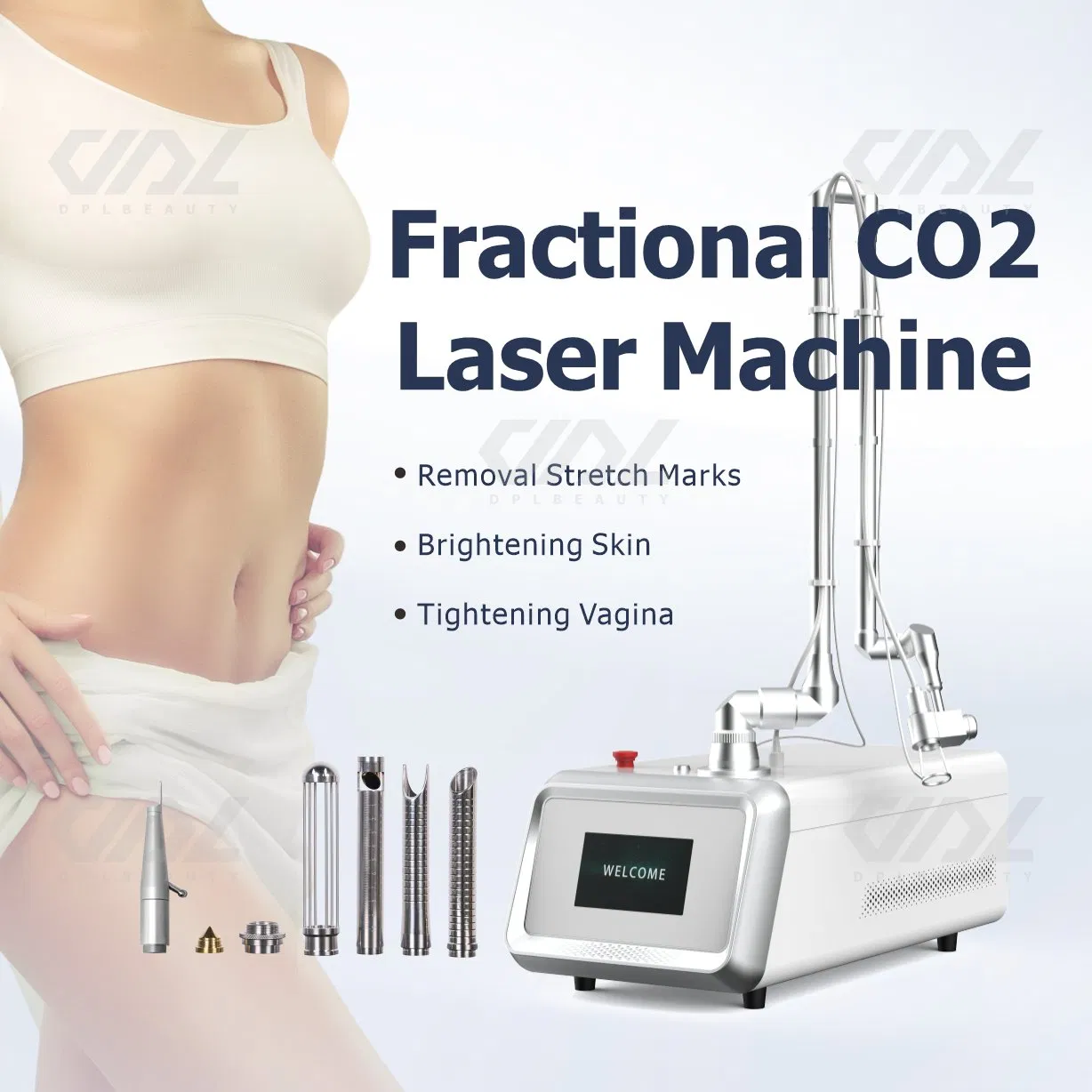 Portable CO2 Fractional Laser Scar Removal Machine Factory Price Wrinkle Removal Machine Skin Resurfacing