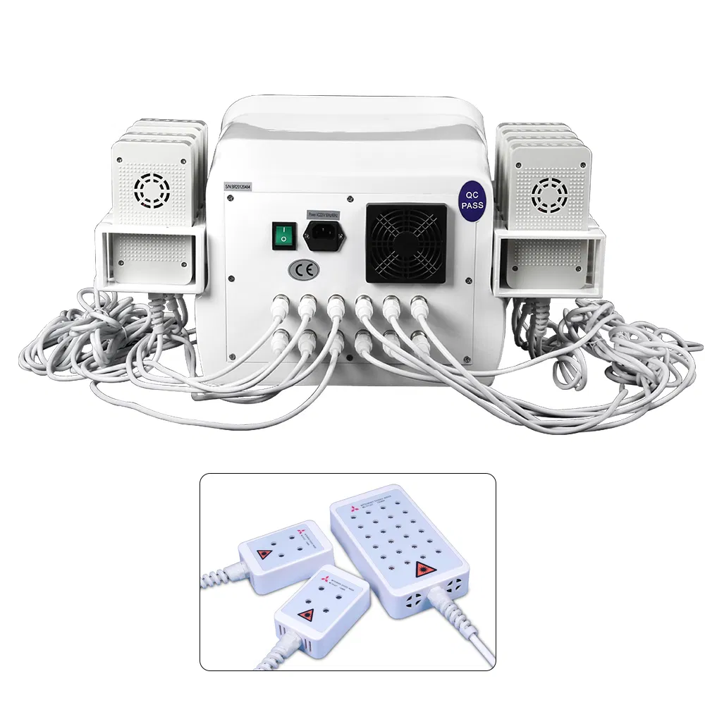 Portable Laser Therapy Fat Reduction Machine Weight Loss Cellulite Removal Lipo Laser 660nm 980nm Wavelength Br319