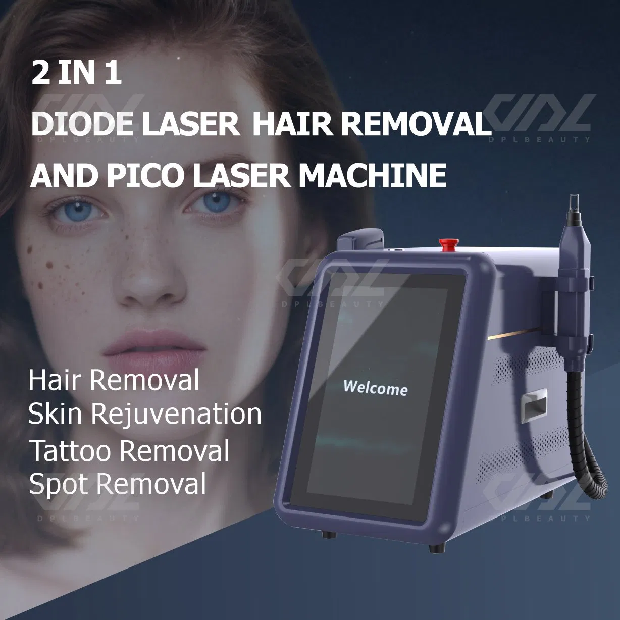 Find Similar Icon Certified 2 in 1 Diode Laser and Picosecond 1320/808nm Diode Laser Hair Removal Picosecond /808nm Diode Laser YAG Picosecond Laser Tattoo