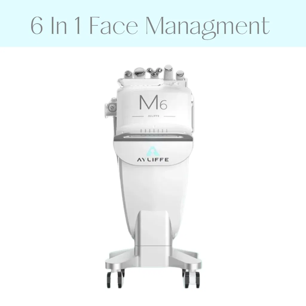 Casmb Face Skin System Hydro Dermabrasion 6 in 1 Facial Machine Oxygene Hydro Facial Machine