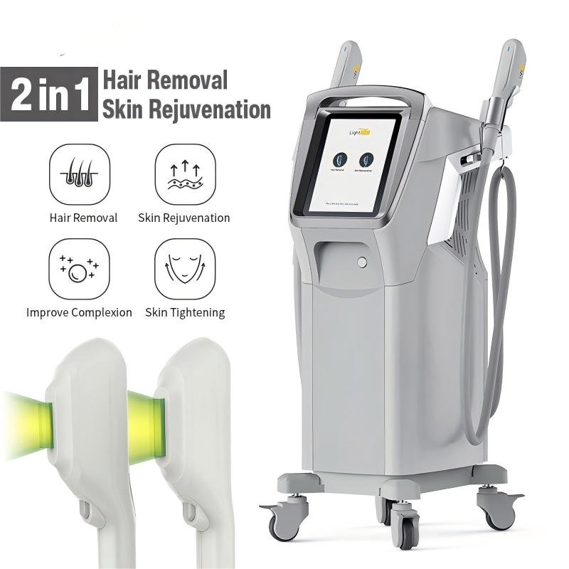 2025 Vertical Commercial Opt E Light IPL Laser Hair Removal Dynamic Pulse Light Skin Rejuvenation Machine for Salon Use
