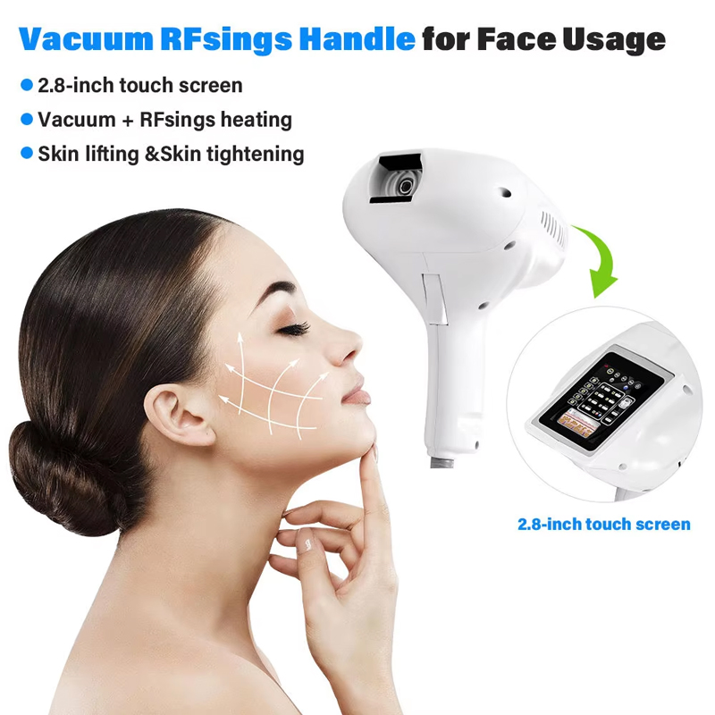 Non Invasive Body Contouring Equipment 3D Rotary Negative Pressure Vacuum RF Machine for Face Skin Tightening Fat Reduction