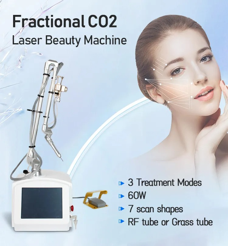 High Power 30W CO2 Laser CO2 Therapy Fractional Laser Skin Resurfacing Stretch Mark Treatment