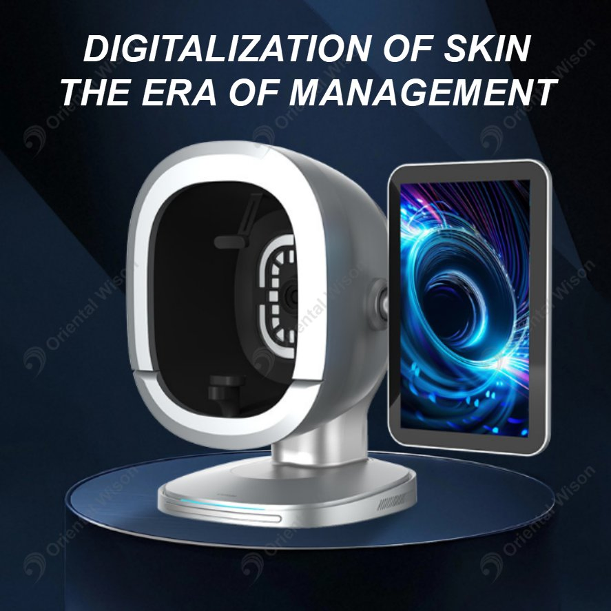 2 in 1 Skin &amp; Hair Scalp Analysis 3D Ai Smart Portable New Design Pigment Acne Pore Analysis Device