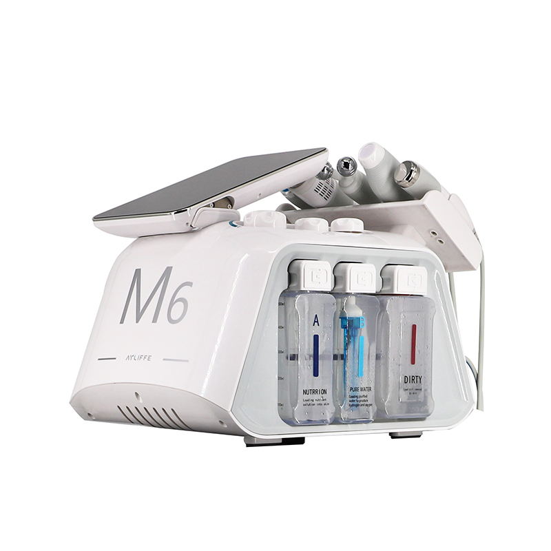 Casmb Face Skin System Hydro Dermabrasion 6 in 1 Facial Machine Oxygene Hydro Facial Machine