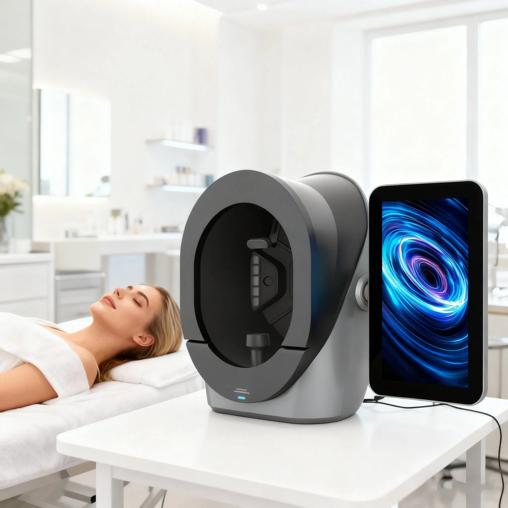 Detection Flawless Skin: Advanced Ai Skin Analysis with 3600W Camera Skin Tester