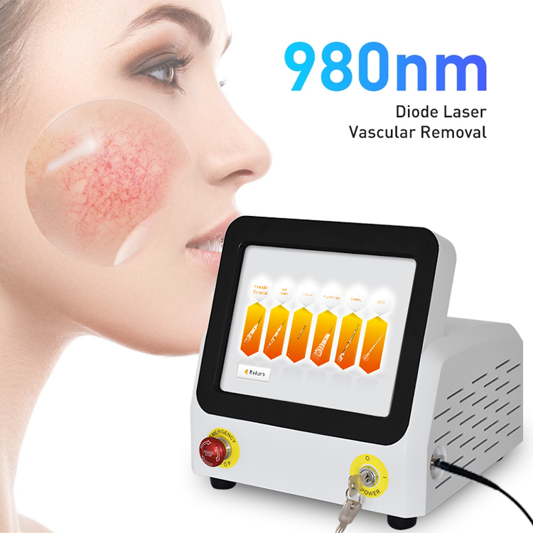 Portable Non-Invasive Diode Laser 980nm Vascular Removal Machine