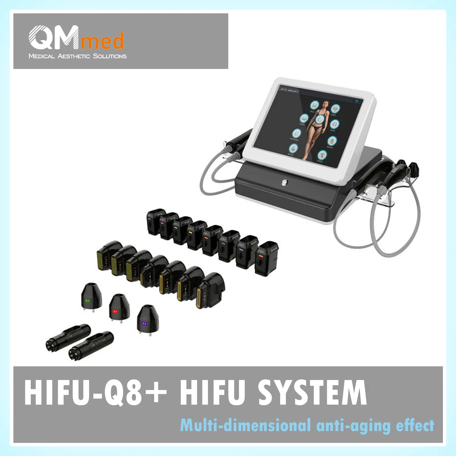 High Precision Hifu Beauty Solution for Face Lifting, Neck Treatment, and Vaginal Rejuvenation with Liposonix Combo Technology