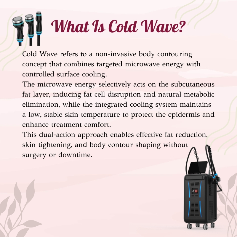 Cold Wave Microwave Body Contouring Machine for Non Invasive Fat Reduction Treatment