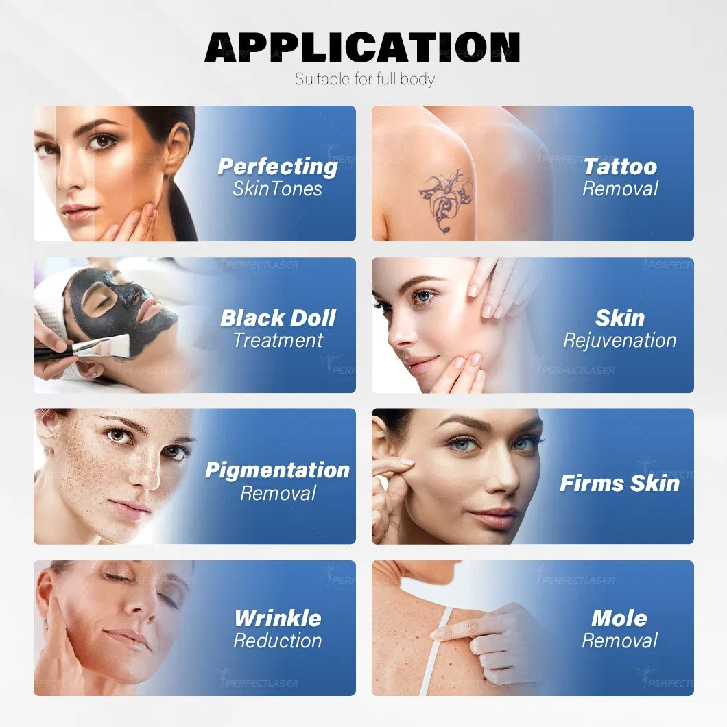 Portable 5 Probes Laser Tattoo Removal Removing Wholesale Picosecond Tattoo Removal Laser Q Switch Machine