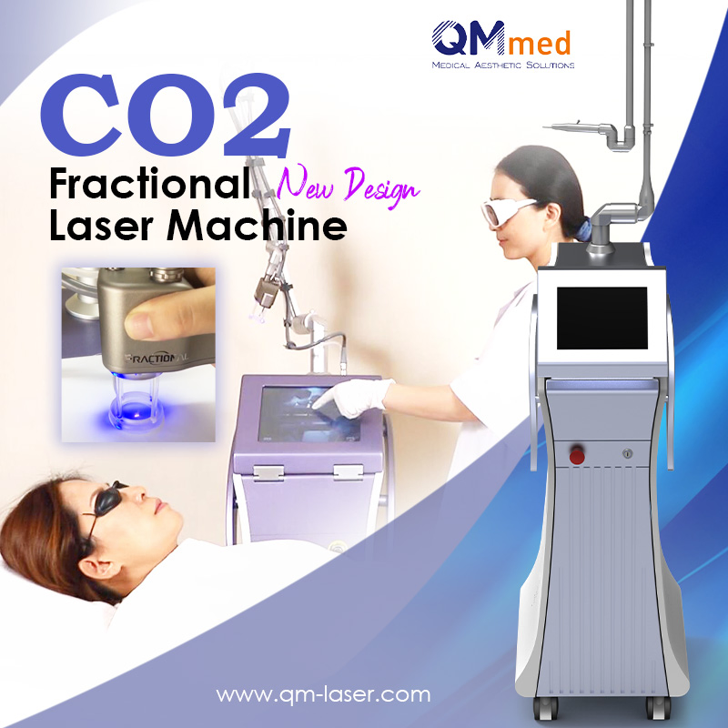 Top Selling Qm Medical CO2 Fractional Laser 10600nm Skin Rejuvenation Wrinkle Removal Skin Tightening Machine Vaginal Tightening Technology