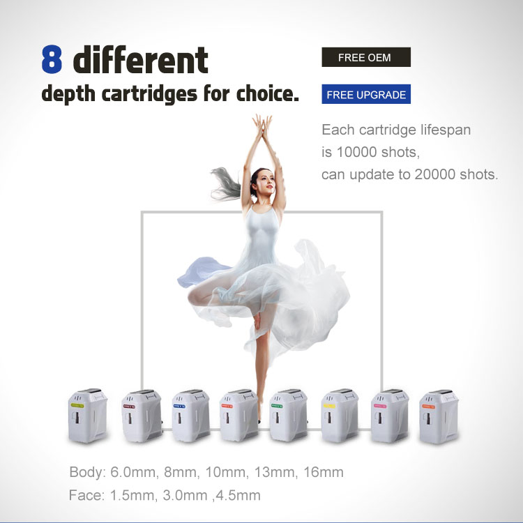 Manufactures Sale Hifu Cartridge Replacement Skin Tighten 12 Lines Hifu Vaginal Rejuvenation 4.5mm Cartridge