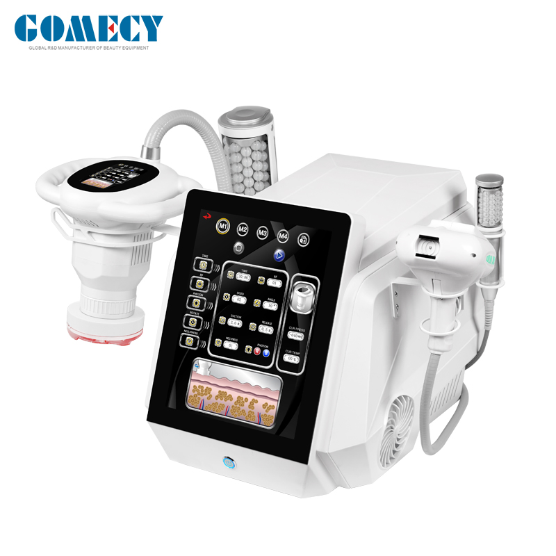 4 in 1 Body Contouring Face Lifting Cellulite Reduction Body Slimming Therapy Inner Ball Roller Machine Rotary Negative Pressure RF Machine