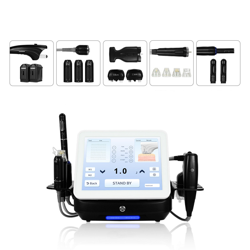High Intensity Focused Ultrasound Mini 9d Hifu Home Use 5 in 1 Portable RF Beauty Massage