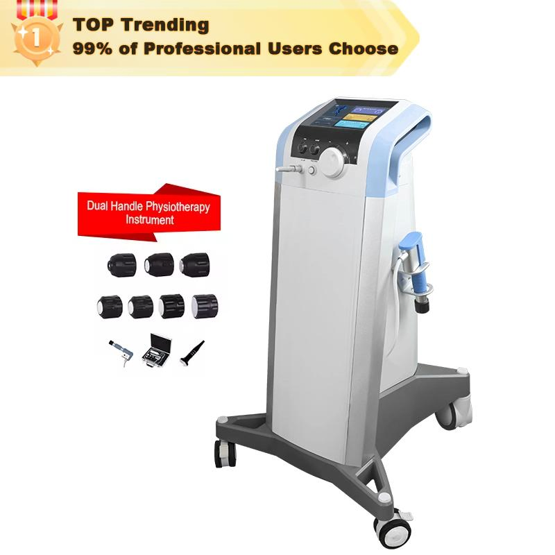 2 in 1 Vertical Ultrasound Physical Equipment Shockwave Therapy for ED Function Pain Management Cellulite Reduction Physiotherapy