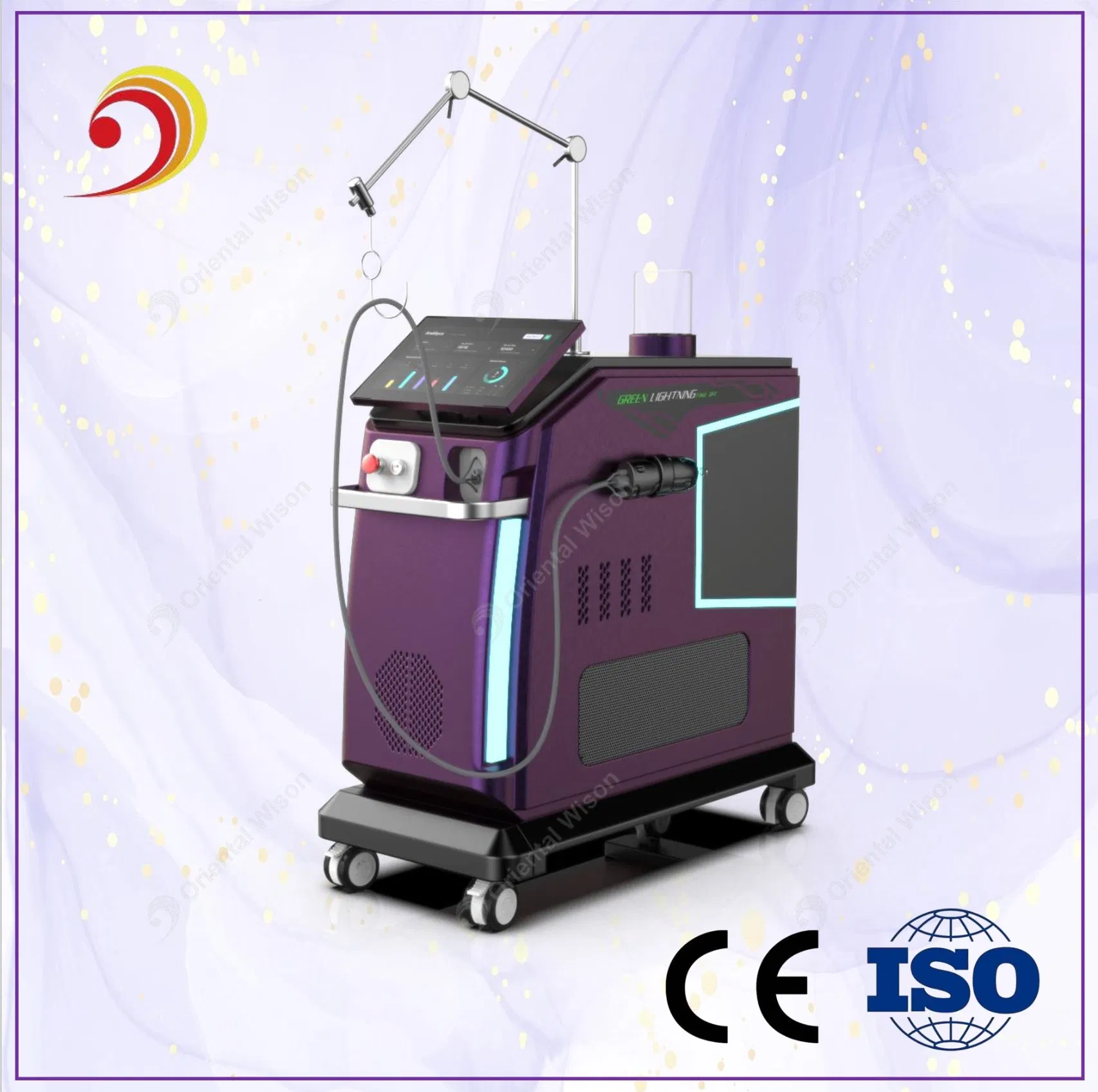 High Quality Alexandrite Laser 755nm Veins Removal Vascular Removal Long Paulse Laser Skin Rejuvenation Hair Removal Salon Equipment