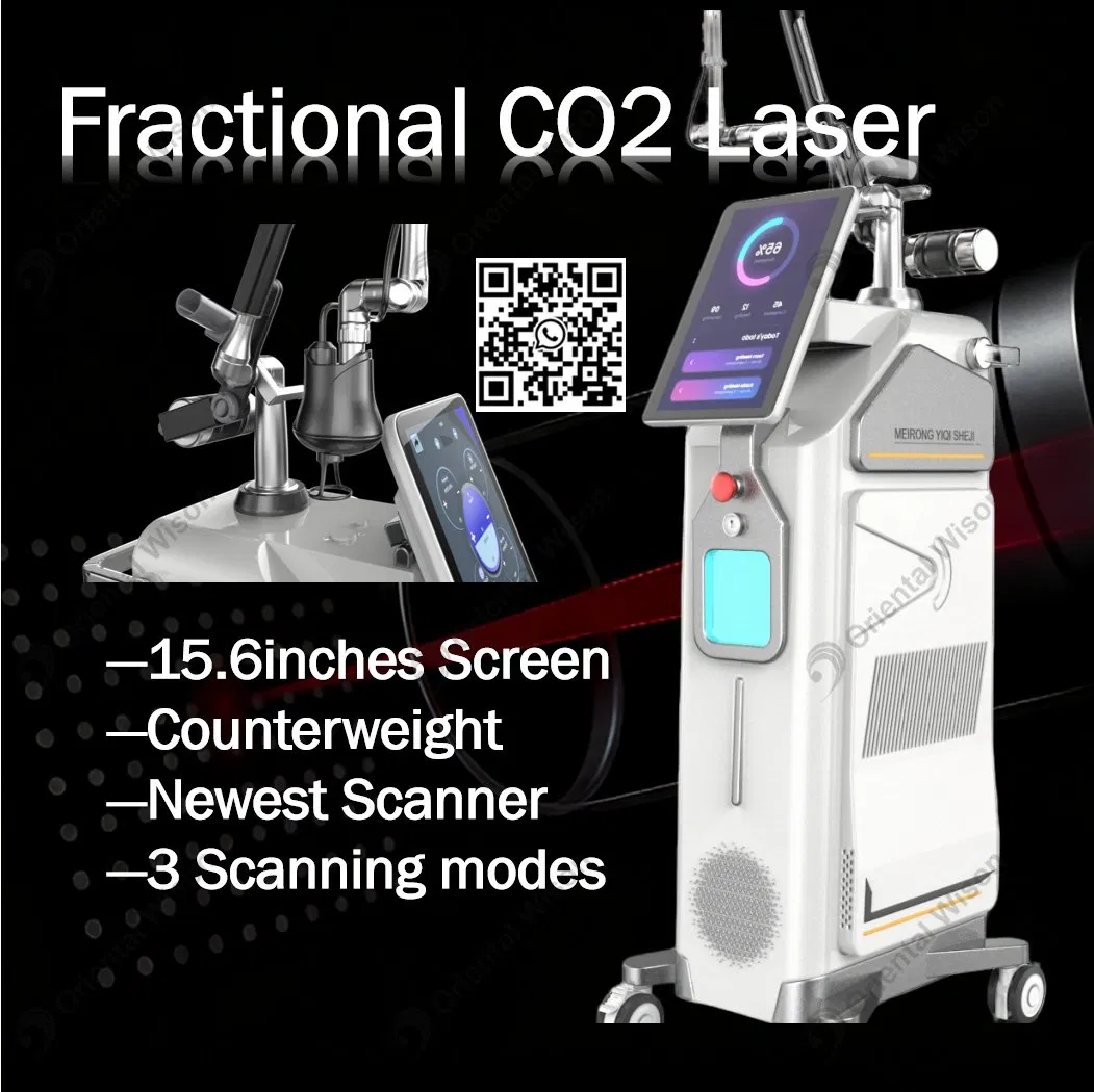 15.6inch Screen RF Metal Tube CO2 Fractional Laser Skin Tighten Vaginal Rejuvenation Skin Resurfacing Machine