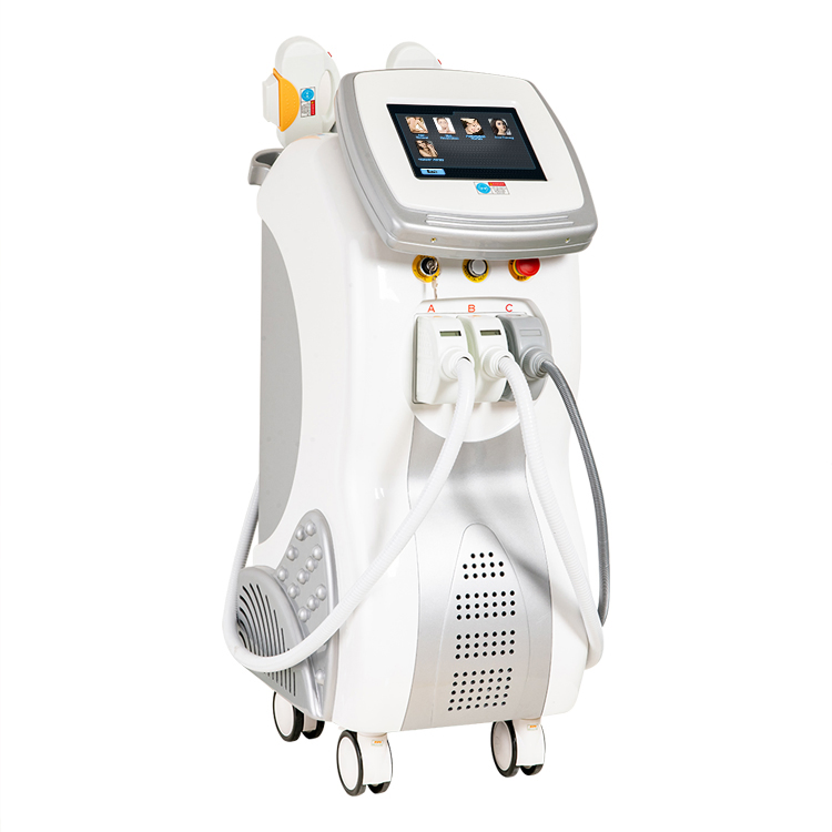 E-Light IPL RF ND YAG Laser Multifunction Photo Rejuvenation Hair Removal Machine for Beauty Salon Center SPA Hospital Home Use