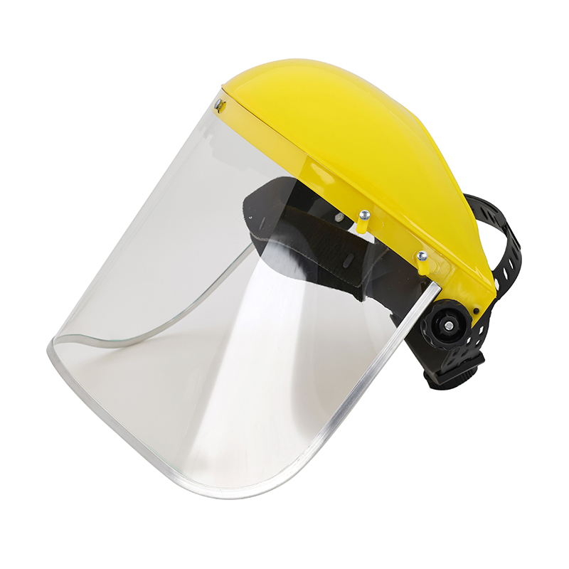 Impact Resistant Heat-Formed Multi-Fit Design Plastic Face Shield Visor with Headgear