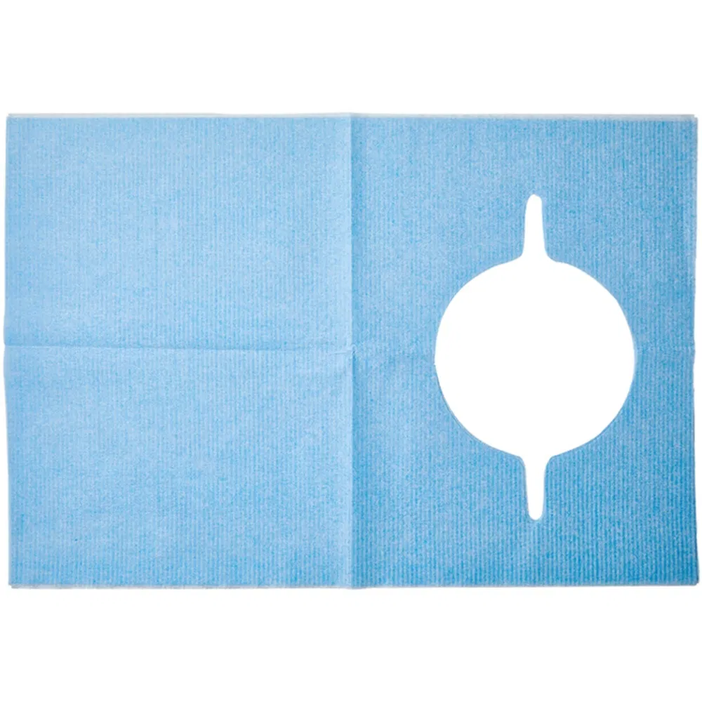 High Quality Disposable Adult Paper Plus PE Film Waterproof Aprons for Home/Medical/Restaurant