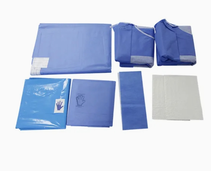 Hospital Sterile Disposable Surgery Pack Surgical Drape Kit Cesarean Section Delivery Set