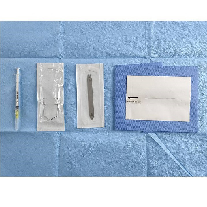 Disposable Intravitreal Injection Surgical Pack, Eye Administration Medications Directly Infusion Drape Operation Kit
