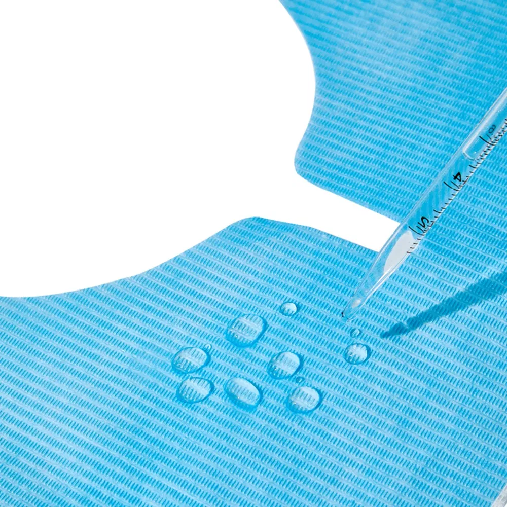 High Quality Disposable Adult Paper Plus PE Film Waterproof Aprons for Home/Medical/Restaurant