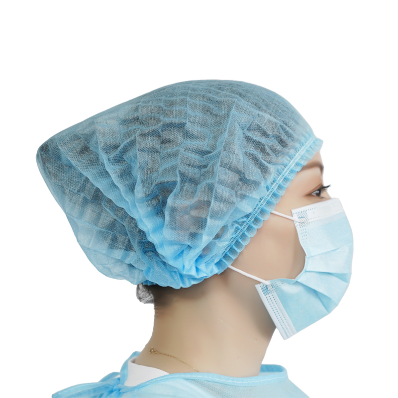 Wholesale Nursing Scrubs Hat Nurse Head Cover Nonwoven Clip/Bouffant Caps