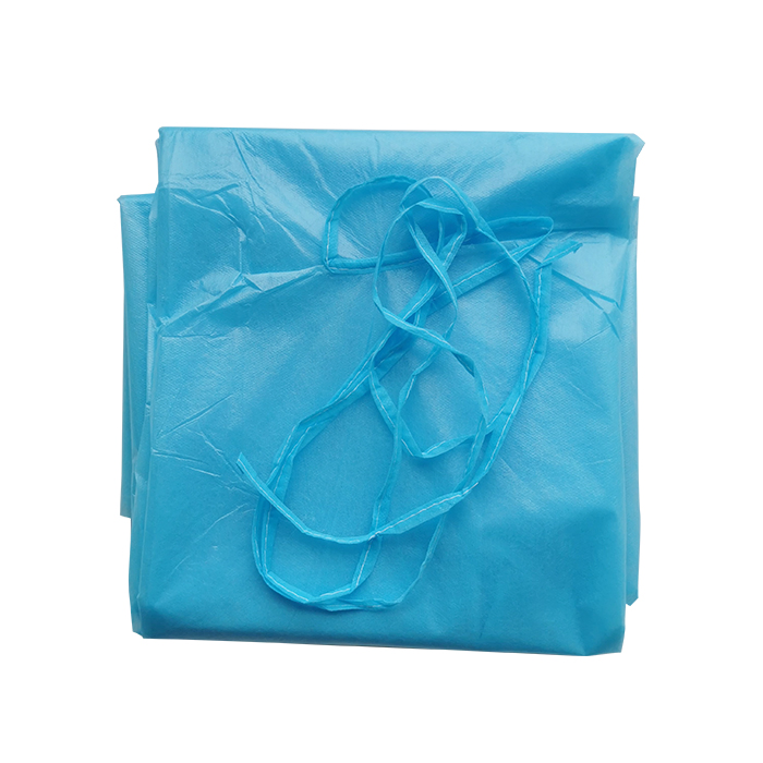Non-Sterile Patient Gown Disposable Non-Woven Cover Gown Polypropylene Barrier Gown Chemotherapy Gowns Hospital Protective Gowns PP Gowns with Jersey Cuff