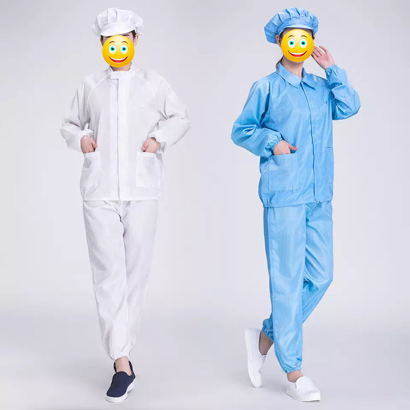 ESD Coat Gown Antistatic Apparel Clothes Garment Lab Cleanroom Garment